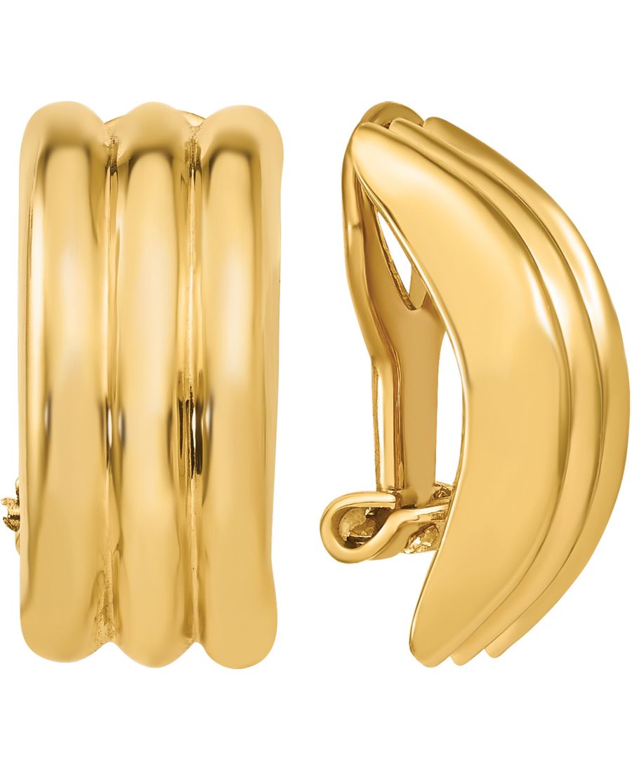 Серьги-клипсы Ridge Textured Half Hoop в оправе из 14-каратного золота или 14-каратного белого золота Macy's, Yellow Gold
Серьги-клипсы Ridge Textured Half Hoop в оправе из 14-каратного золота или 14-каратного белого золота Macy's, Yellow Gold