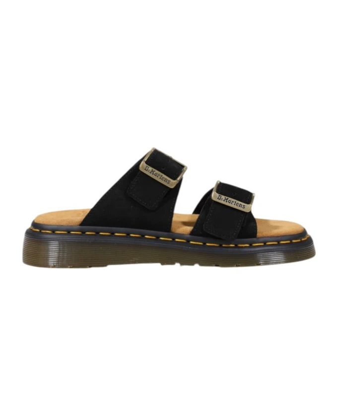 Мужские кожаные тапочки, черные, с пряжкой. Dr. Martens, черный
Мужские кожаные тапочки, черные, с пряжкой. Dr. Martens, черный