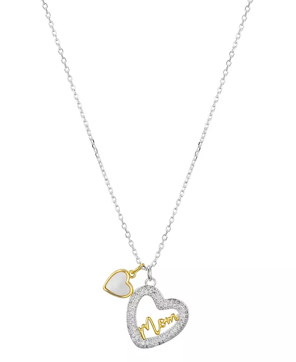 Ожерелье с открытым сердцем из кубического циркония и перламутра Unwritten, two-tone
Ожерелье с открытым сердцем из кубического циркония и перламутра Unwritten, two-tone