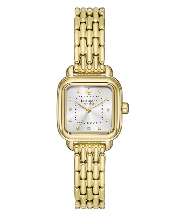 Женские часы Gracie Square с тремя стрелками, корпус из нержавеющей стали с золотистым покрытием, 25 мм kate spade new york
Женские часы Gracie Square с тремя стрелками, корпус из нержавеющей стали с золотистым покрытием, 25 мм kate spade new york