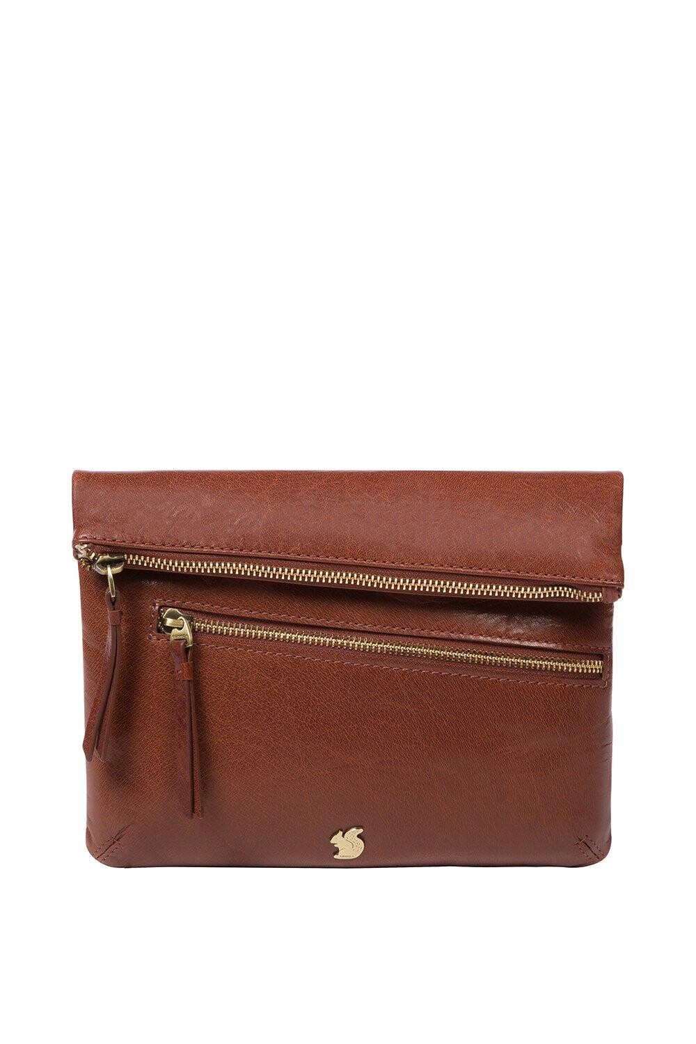 Кожаный клатч Flare Conkca London, коричневый
Кожаный клатч Flare Conkca London, коричневый