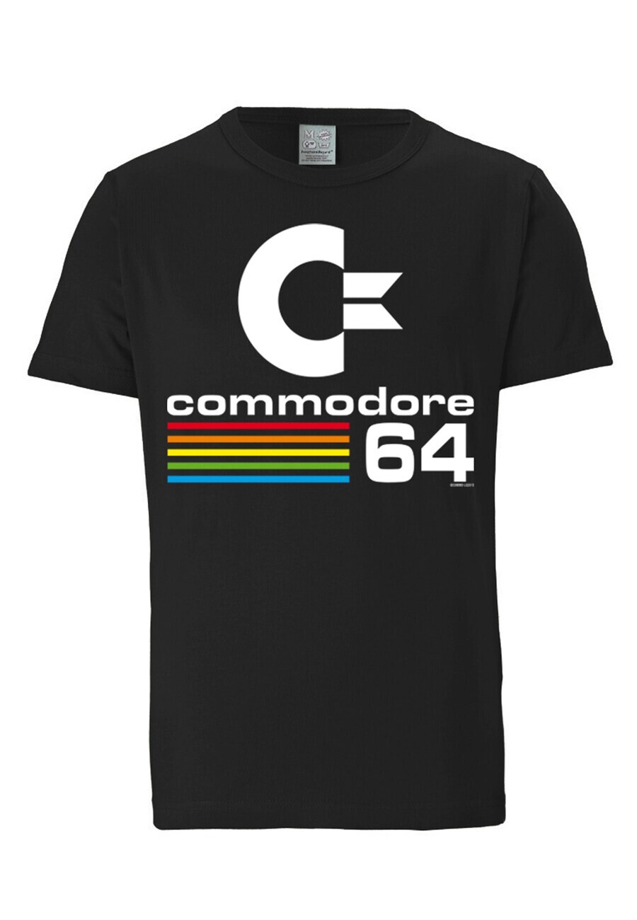 Футболка LOGOSHIRT Shirt Commodore C64, черный 
Футболка LOGOSHIRT Shirt Commodore C64, черный