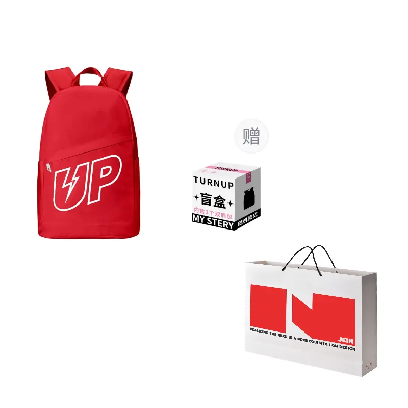 TURN UP Большой унисекс рюкзак из нейлона красного цвета, Comes with Mystery Box
TURN UP Большой унисекс рюкзак из нейлона красного цвета, Comes with Mystery Box
