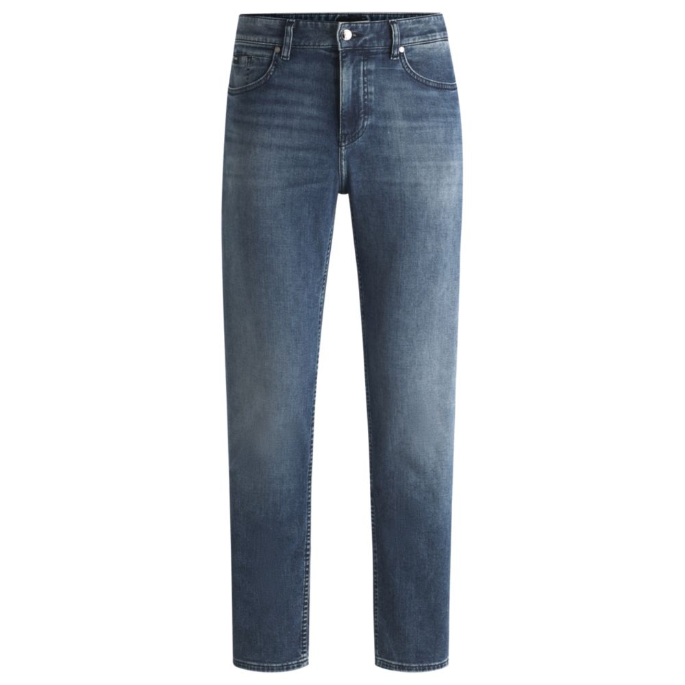 Джинсы Maine Regular Fit из супермягкого синего денима BOSS
Джинсы Maine Regular Fit из супермягкого синего денима BOSS