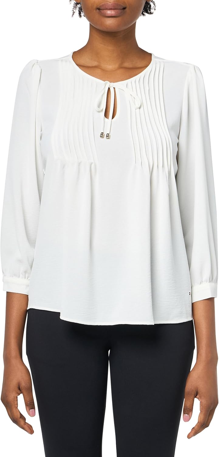 Женская блузка в крестьянском стиле с цветочным принтом от Tommy Hilfiger, Ivory
Женская блузка в крестьянском стиле с цветочным принтом от Tommy Hilfiger, Ivory