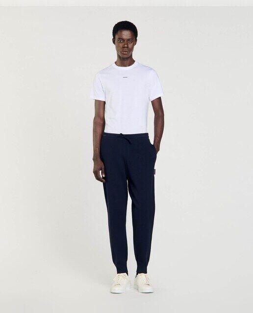 Узкие мужские джоггеры с эластичной резинкой на талии Sandro, темно-синий
Узкие мужские джоггеры с эластичной резинкой на талии Sandro, темно-синий