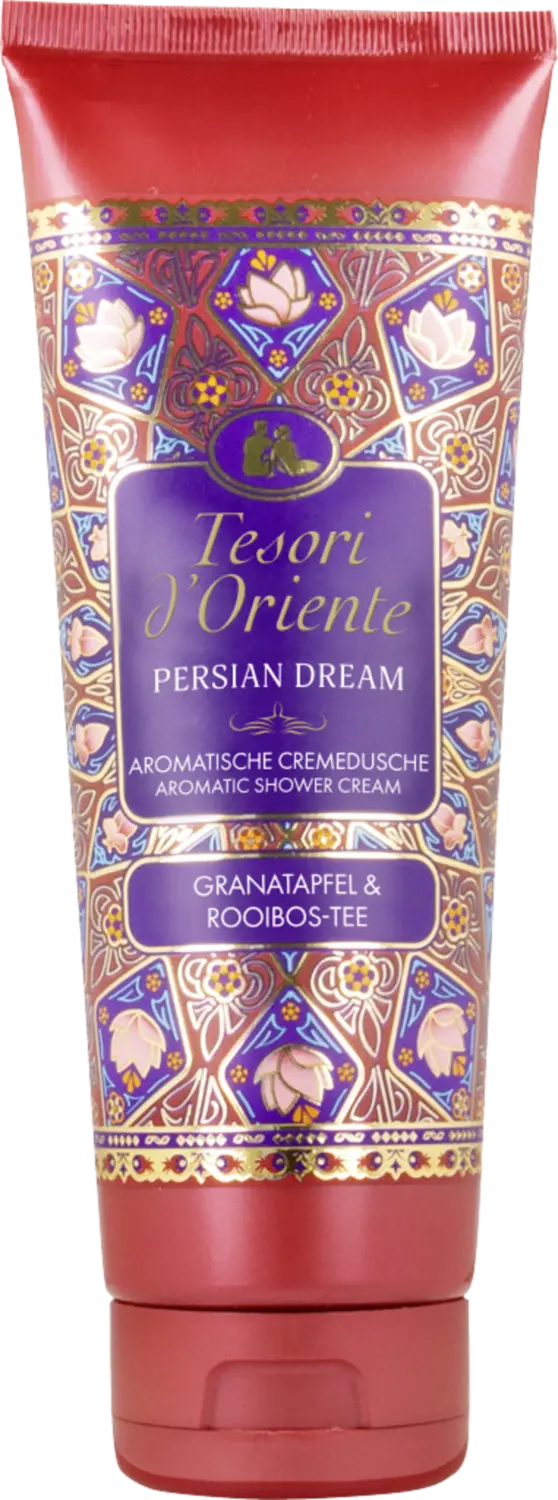 Гель для душа Tesori d'Oriente Aromatische Cremedusche Persian Dream Granatapfel & Rooibos-Tee
Гель для душа Tesori d'Oriente Aromatische Cremedusche Persian Dream Granatapfel & Rooibos-Tee