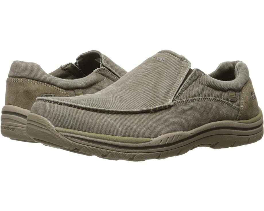 Лоферы SKECHERS Expected - Avillo, цвет Khaki Canvas/Suede
Лоферы SKECHERS Expected - Avillo, цвет Khaki Canvas/Suede