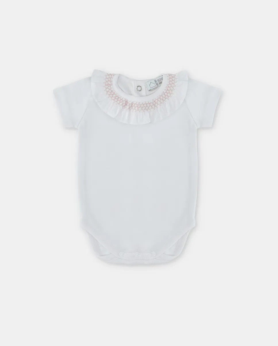 Боди Baby girl Interlock с трикотажным вырезом розового цвета Martín Aranda, цвет Nude
Боди Baby girl Interlock с трикотажным вырезом розового цвета Martín Aranda, цвет Nude