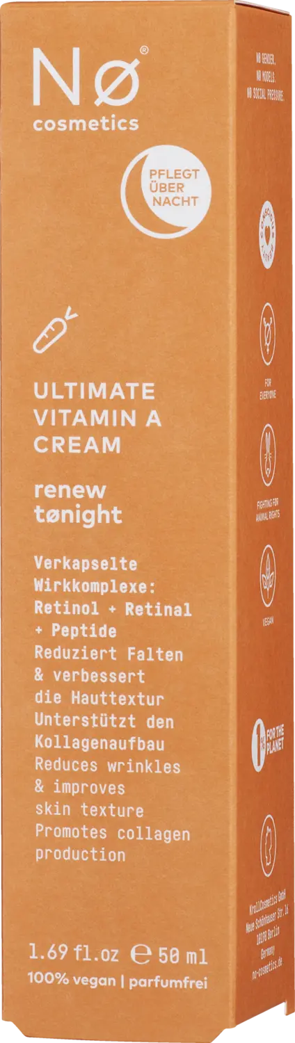 Дневной крем Nø Renew tønight Ultimate Vitamin A Cream
Дневной крем Nø Renew tønight Ultimate Vitamin A Cream