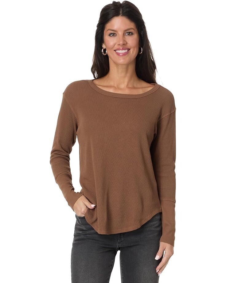 Топ Mod-o-doc Long Sleeve Oversize Top with Rib Cuffs, цвет Maplewood
Топ Mod-o-doc Long Sleeve Oversize Top with Rib Cuffs, цвет Maplewood