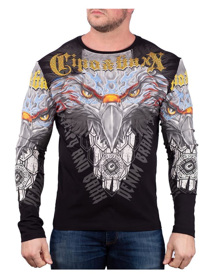 Свитер Cipo & Baxx, черный
Свитер Cipo & Baxx, черный