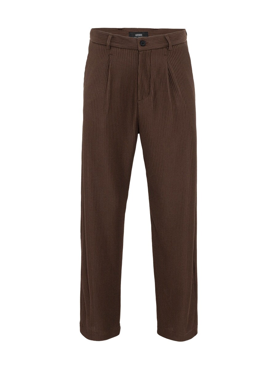 Брюки свободного кроя со складкой спереди Antioch, коричневый
Брюки свободного кроя со складкой спереди Antioch, коричневый