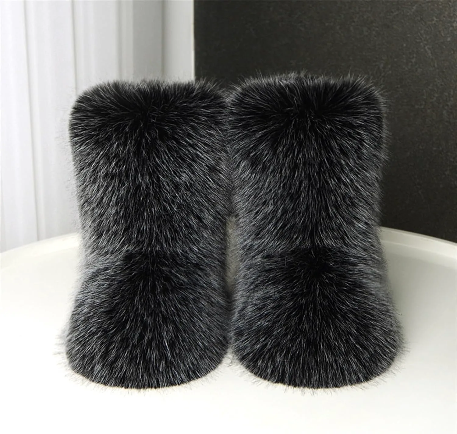 Женские снегоступы средней высоты с искусственным мехом, удобные плюшевые теплые ботинки на короткой подошве, слипоны, круглый носок, пушистые, антискользящие для дома и спальни, для улицы (Цвет: Черный, Размер: 7,5 US) CcacHe
Женские снегоступы средней высоты с искусственным мехом, удобные плюшевые теплые ботинки на короткой подошве, слипоны, круглый носок, пушистые, антискользящие для дома и спальни, для улицы (Цвет: Черный, Размер: 7,5 US) CcacHe