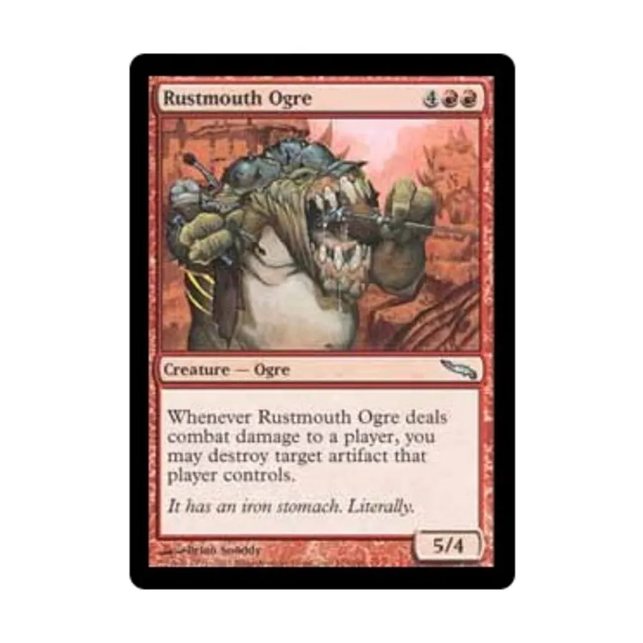 CCG Ржаворотый огр (U), MTG - Mirrodin
CCG Ржаворотый огр (U), MTG - Mirrodin