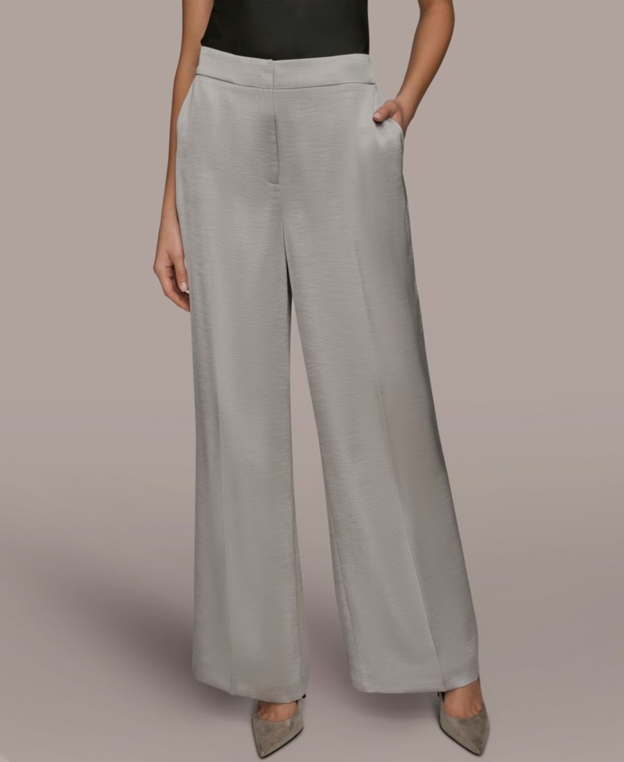 Женские брюки с широкими штанинами и средней посадкой Donna Karan New York, Vapor
Женские брюки с широкими штанинами и средней посадкой Donna Karan New York, Vapor