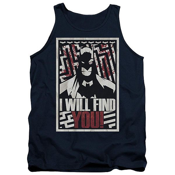Футболка-майка Batman I Will Find You для взрослых Licensed Character
Футболка-майка Batman I Will Find You для взрослых Licensed Character