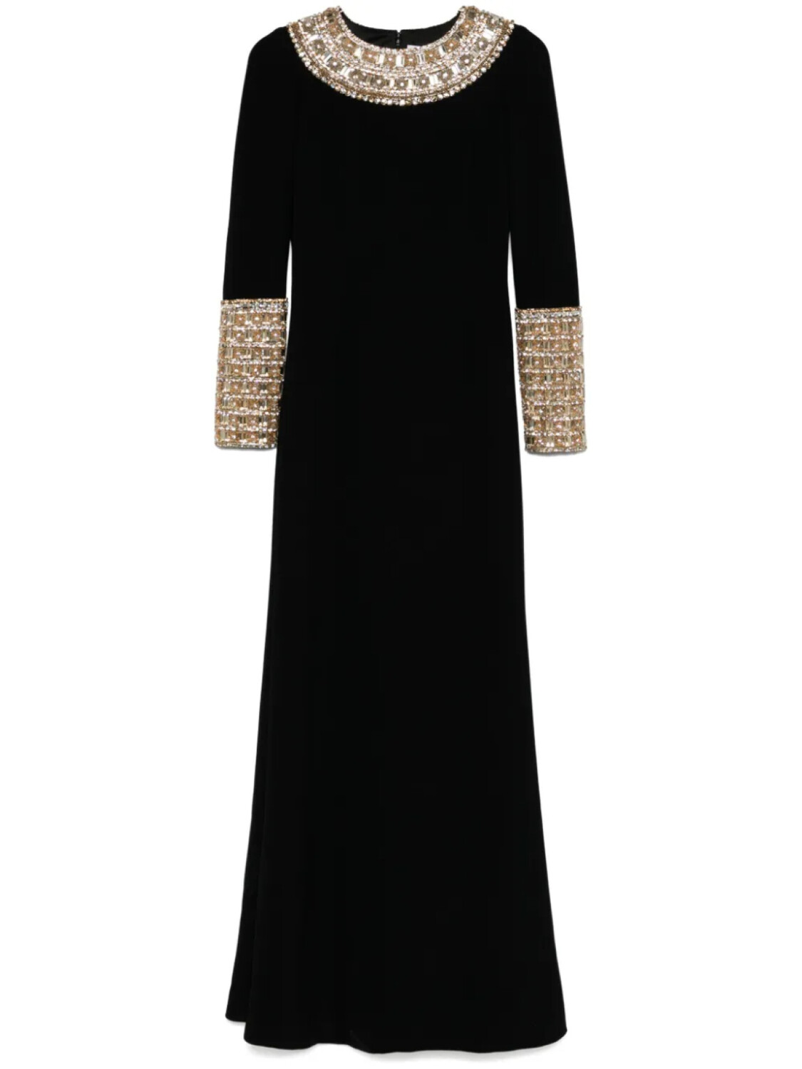 Платье Дины Мелвани, украшенное кристаллами Dina Melwani, черный
Платье Дины Мелвани, украшенное кристаллами Dina Melwani, черный
