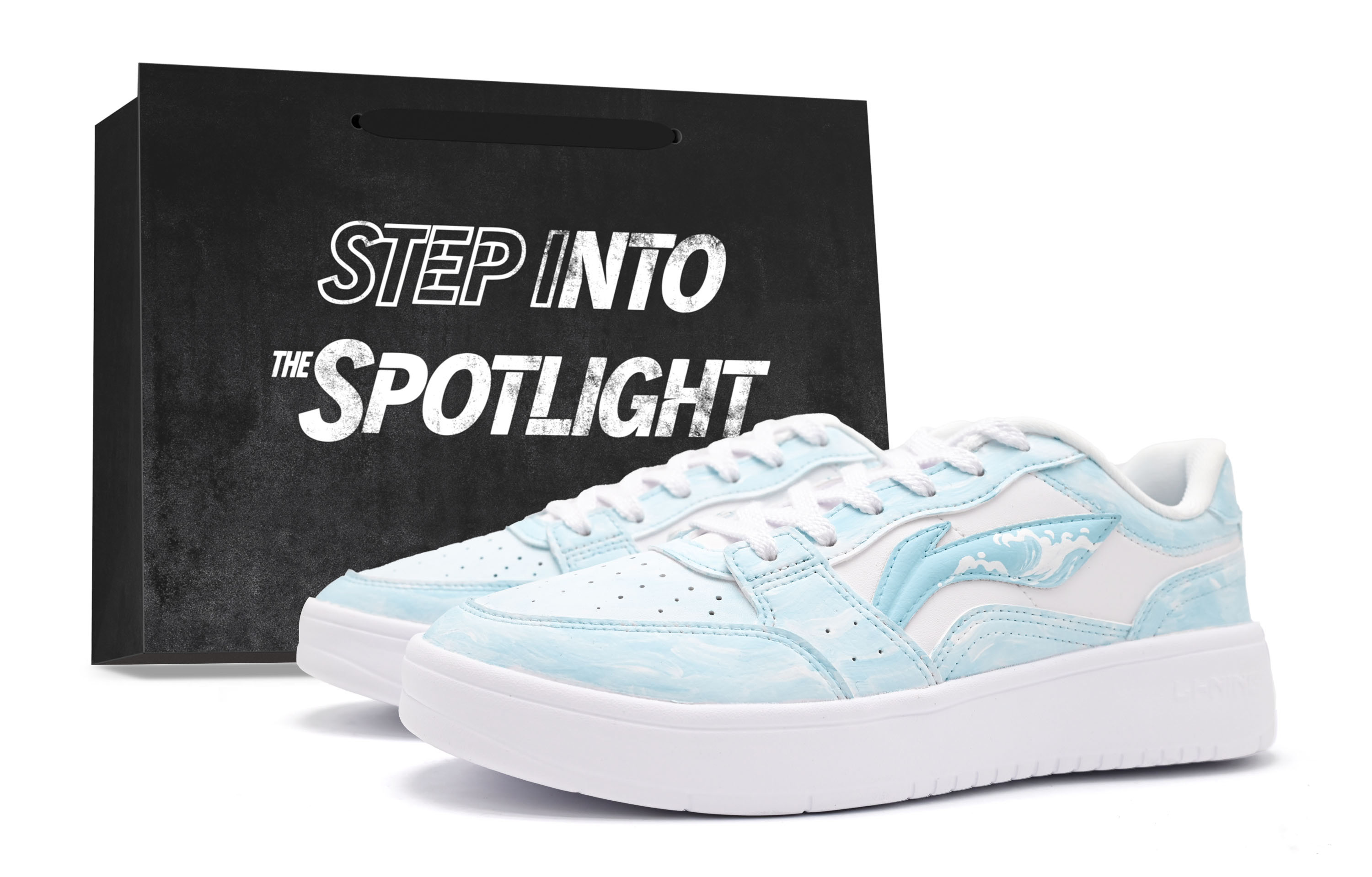 Li Ning Sycee Coverage Cushioning Abrasion Resistant Low top Skateboard Shoes Unisex Li-Ning, whale leap, limited edition shopping bag
Li Ning Sycee Coverage Cushioning Abrasion Resistant Low top Skateboard Shoes Unisex Li-Ning, whale leap, limited edition shopping bag