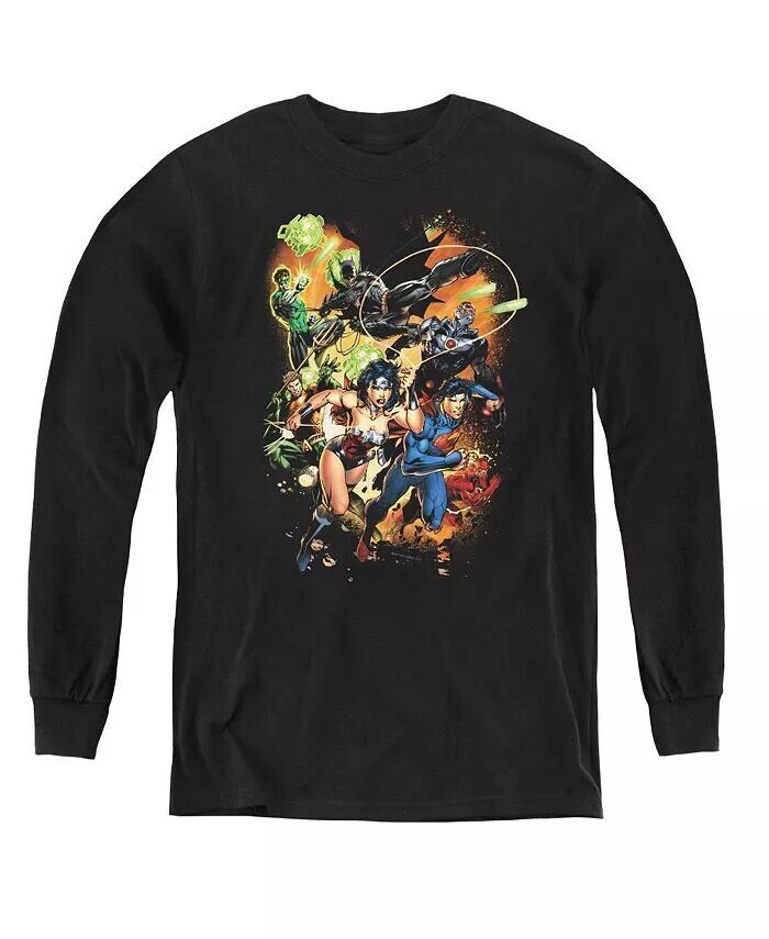 Свитшот с длинным рукавом Boys of America Youth Battle Ready Justice League, черный
Свитшот с длинным рукавом Boys of America Youth Battle Ready Justice League, черный