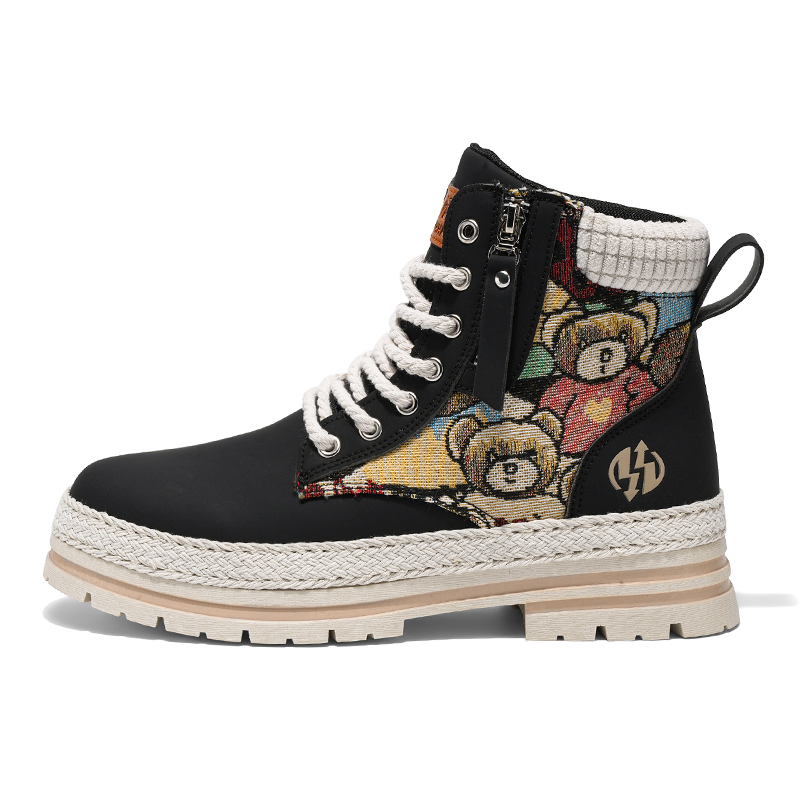 PLAY COBBLER Черные короткие ботинки мартин, цвет Black
PLAY COBBLER Черные короткие ботинки мартин, цвет Black