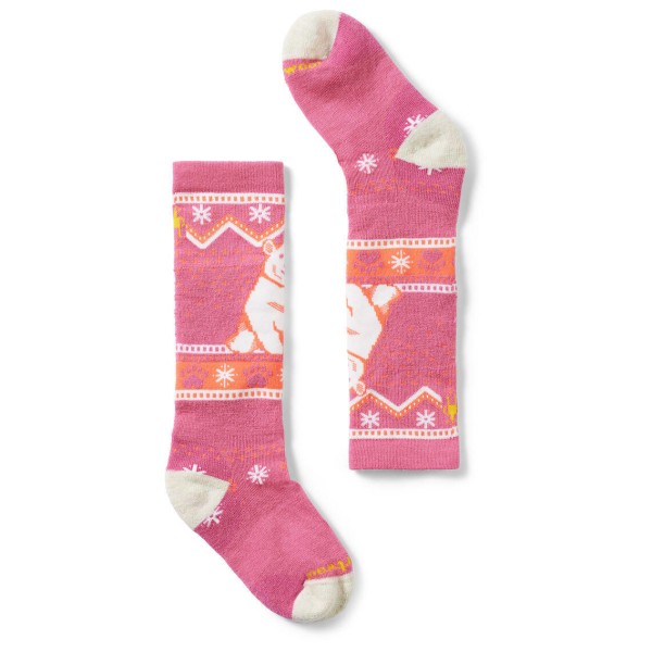 Детские зимние спортивные носки с рисунком медведя на подушке, многофункциональные. Smartwool, розовый
Детские зимние спортивные носки с рисунком медведя на подушке, многофункциональные. Smartwool, розовый