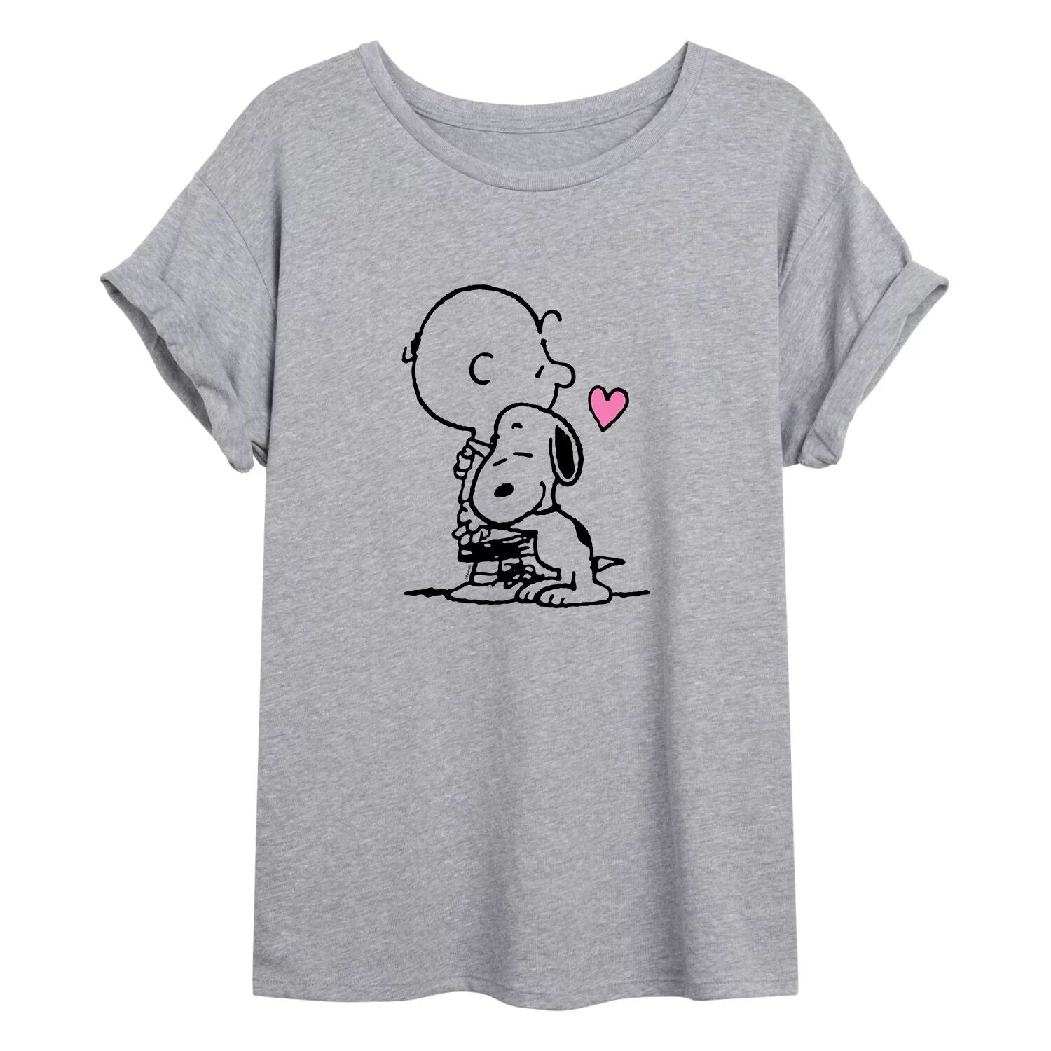 Струящаяся футболка Juniors' Peanuts Snoopy Hug Licensed Character, серый
Струящаяся футболка Juniors' Peanuts Snoopy Hug Licensed Character, серый
