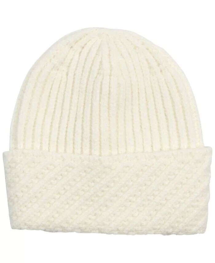 Толстая шапка с косой манжетой Echo 23, слоновая кость/кремовый
Толстая шапка с косой манжетой Echo 23, слоновая кость/кремовый