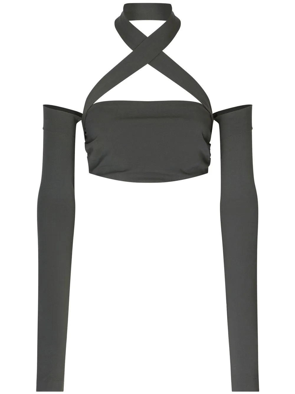 Укороченный топ KIM DOLCE&GABBANA с вырезом халтер DOLCE & GABBANA, серый
Укороченный топ KIM DOLCE&GABBANA с вырезом халтер DOLCE & GABBANA, серый