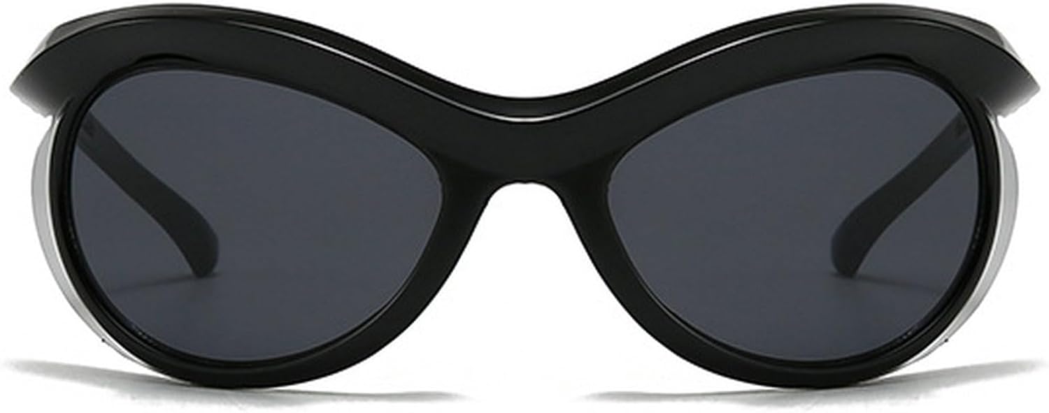 Модные большие солнцезащитные очки «кошачий глаз» для женщин и мужчин, ретро-очки большого овального размера, винтажные женские солнцезащитные очки 2025 года mincl, Black
Модные большие солнцезащитные очки «кошачий глаз» для женщин и мужчин, ретро-очки большого овального размера, винтажные женские солнцезащитные очки 2025 года mincl, Black