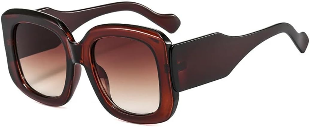 Модные солнцезащитные очки большого размера для женщин, винтажные очки с градиентным переходом цвета для мужчин, трендовые зеленые и фиолетовые оттенки с защитой от УФ-излучения UV400 UUPTTPL, Tea Gradient
Модные солнцезащитные очки большого размера для женщин, винтажные очки с градиентным переходом цвета для мужчин, трендовые зеленые и фиолетовые оттенки с защитой от УФ-излучения UV400 UUPTTPL, Tea Gradient