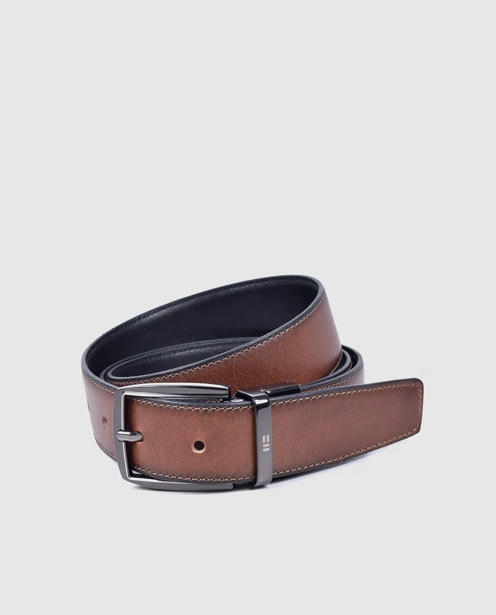 Мужской ремень Bellido двусторонний Miguel Bellido, коричневый
Мужской ремень Bellido двусторонний Miguel Bellido, коричневый