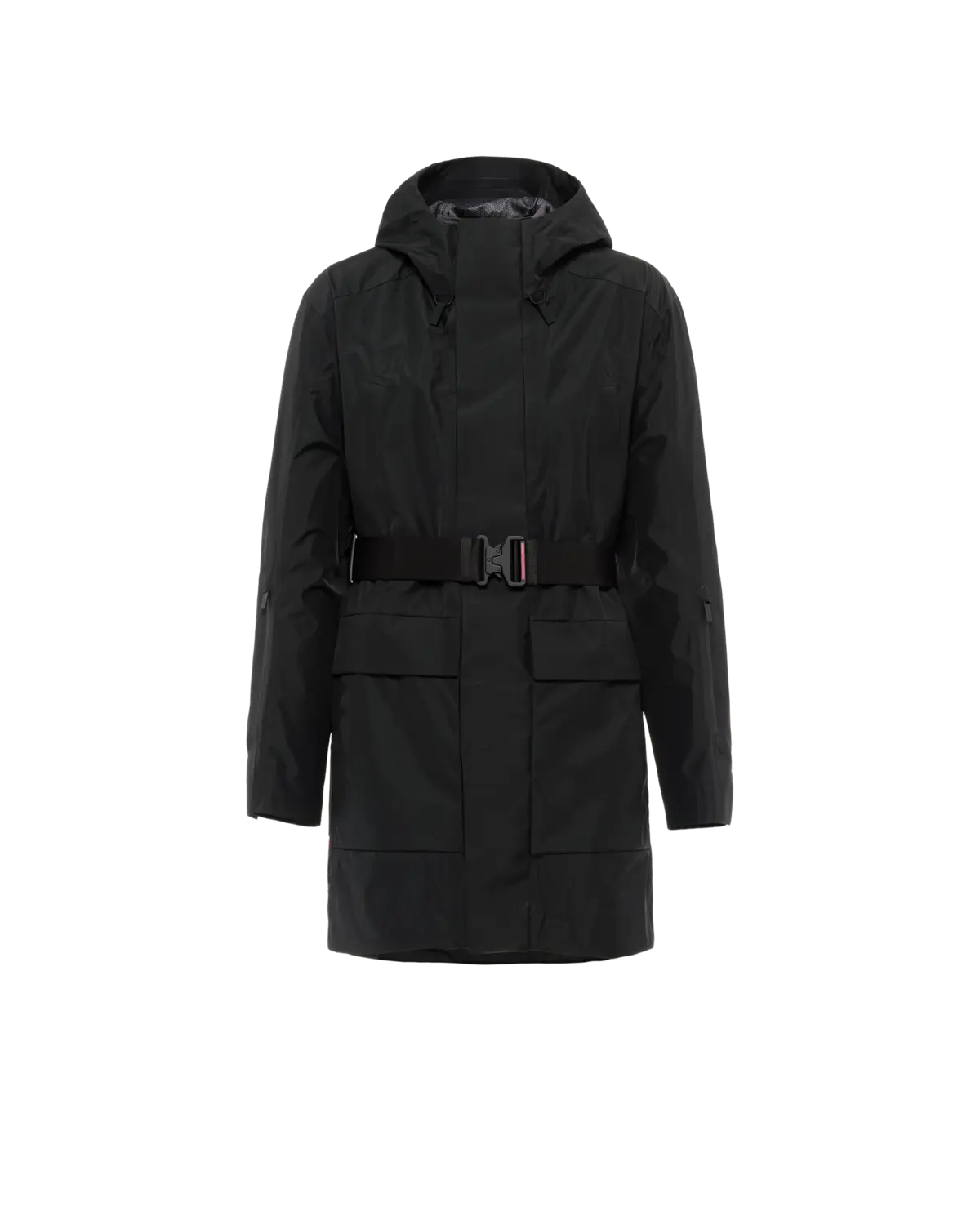 Плащ с капюшоном из Extreme-Tex Prada, черный
Плащ с капюшоном из Extreme-Tex Prada, черный