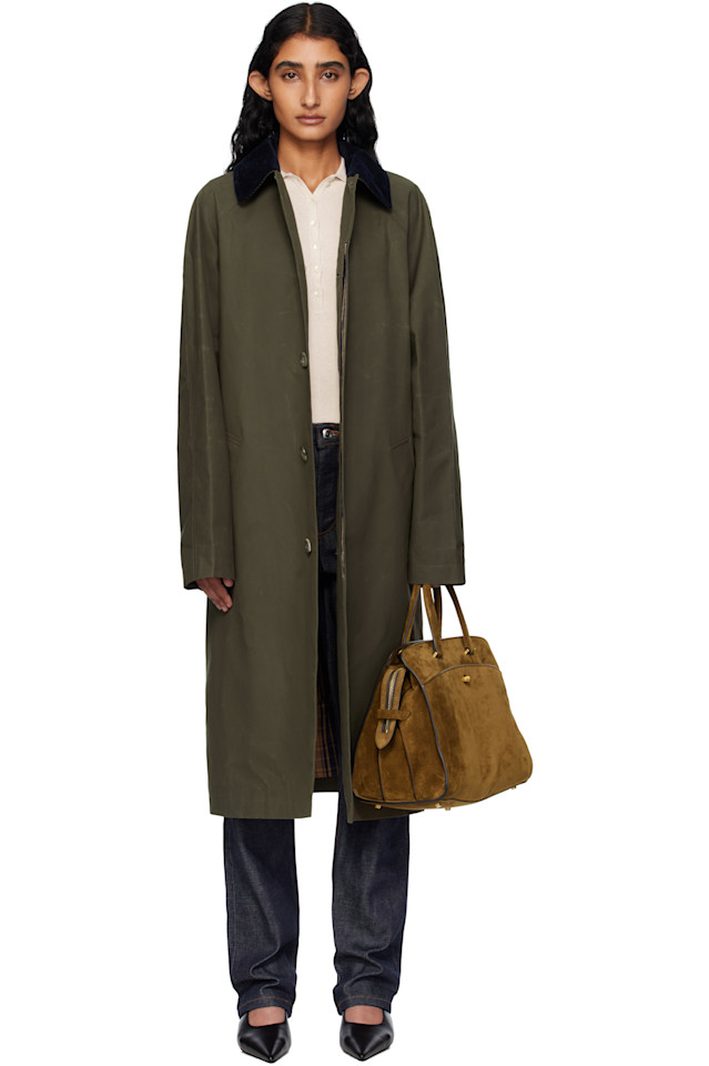 Гаспар макинтош тренч A.P.C., хаки
Гаспар макинтош тренч A.P.C., хаки