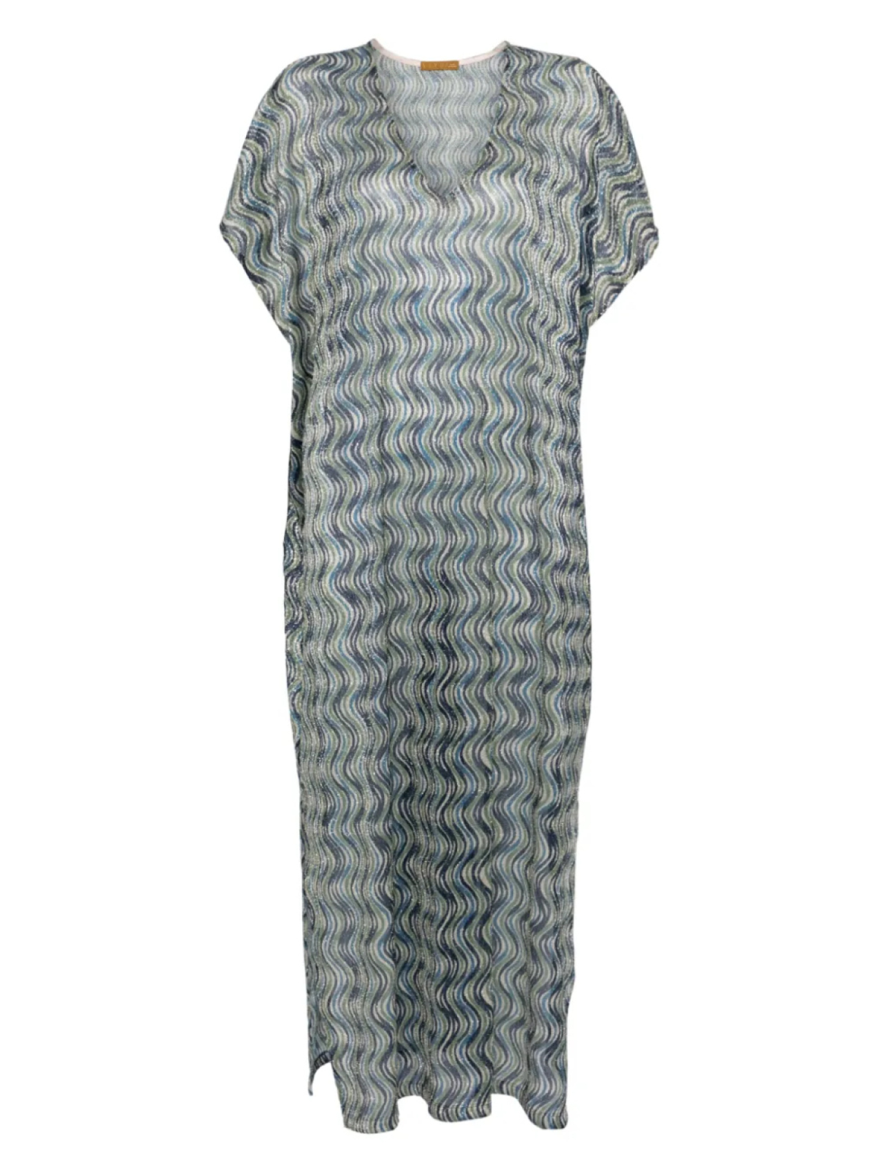 Платье с V-образным вырезом Siyu, синий 
Платье с V-образным вырезом Siyu, синий