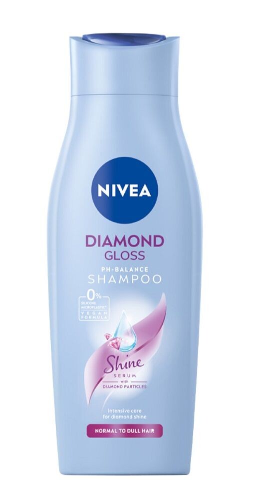 Nivea Diamond Gloss шампунь, 400 ml
Nivea Diamond Gloss шампунь, 400 ml