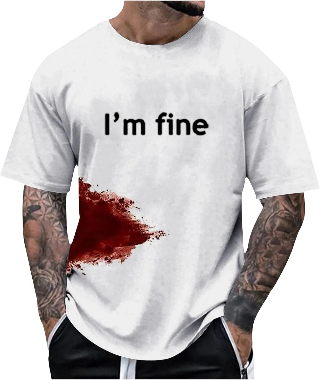 Мужская футболка Funny Night Club Party Halloween с принтом Blood Stain Hand
Мужская футболка Funny Night Club Party Halloween с принтом Blood Stain Hand