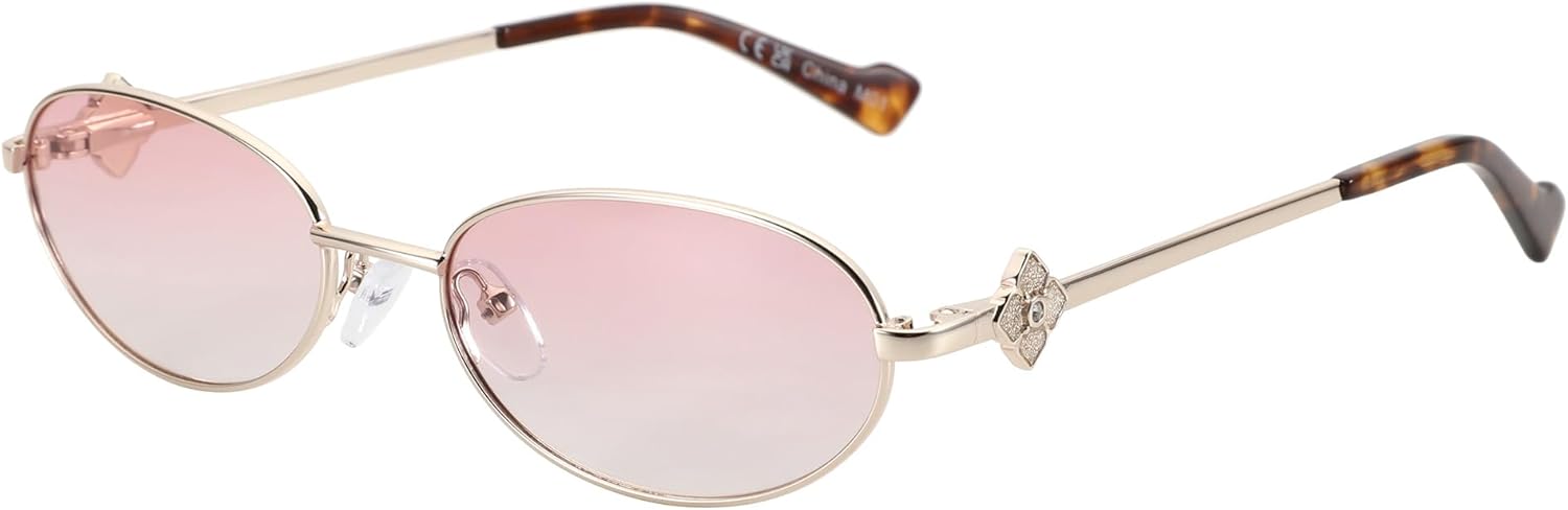 Женские солнцезащитные очки ZENOTTIC Fashion Oval: поляризованные, с защитой от УФ-излучения UV400, в стиле ретро Y2K с металлическим оправой, идеально подходят для путешествий и вечеринок, Gold Frame Pink Lens
Женские солнцезащитные очки ZENOTTIC Fashion Oval: поляризованные, с защитой от УФ-излучения UV400, в стиле ретро Y2K с металлическим оправой, идеально подходят для путешествий и вечеринок, Gold Frame Pink Lens