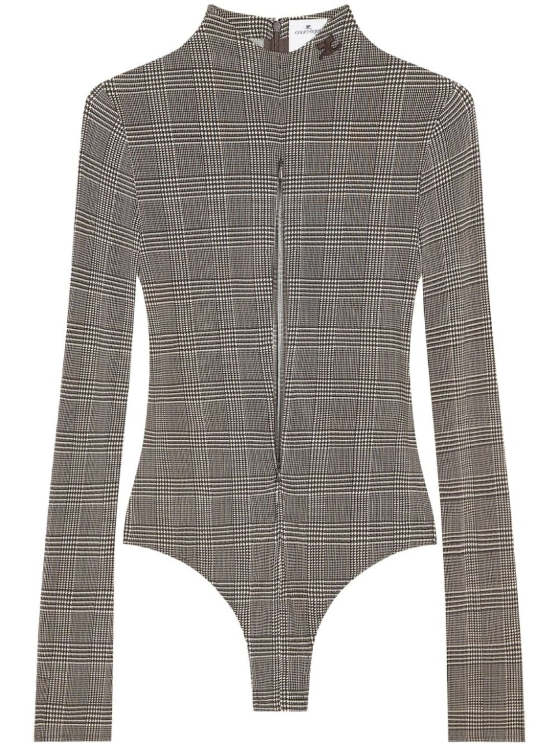 Courrèges боди в клетку Prince of Wales, черный
Courrèges боди в клетку Prince of Wales, черный