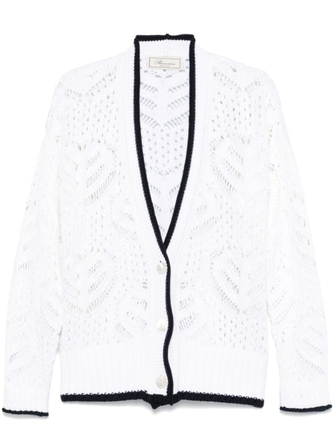 Blumarine кардиган рыхлой вязки, белый
Blumarine кардиган рыхлой вязки, белый