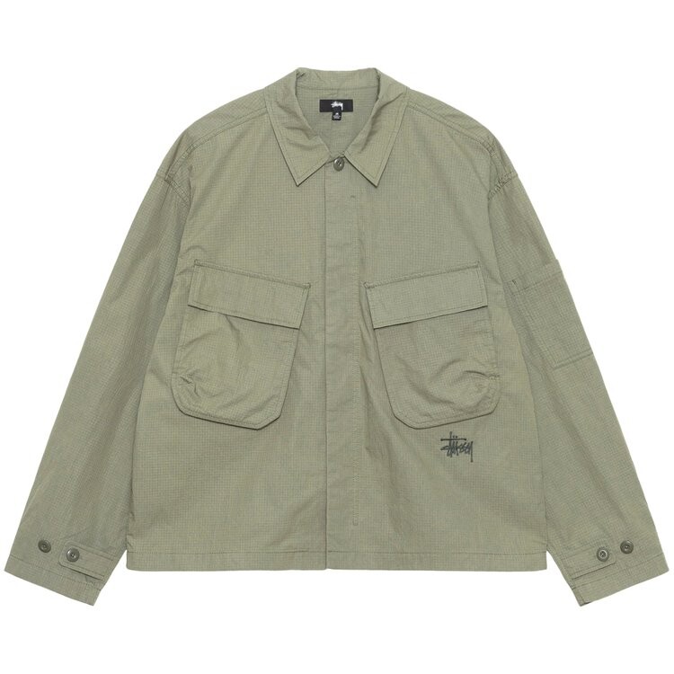 Рубашка Stussy Military Overshirt, зеленый
Рубашка Stussy Military Overshirt, зеленый