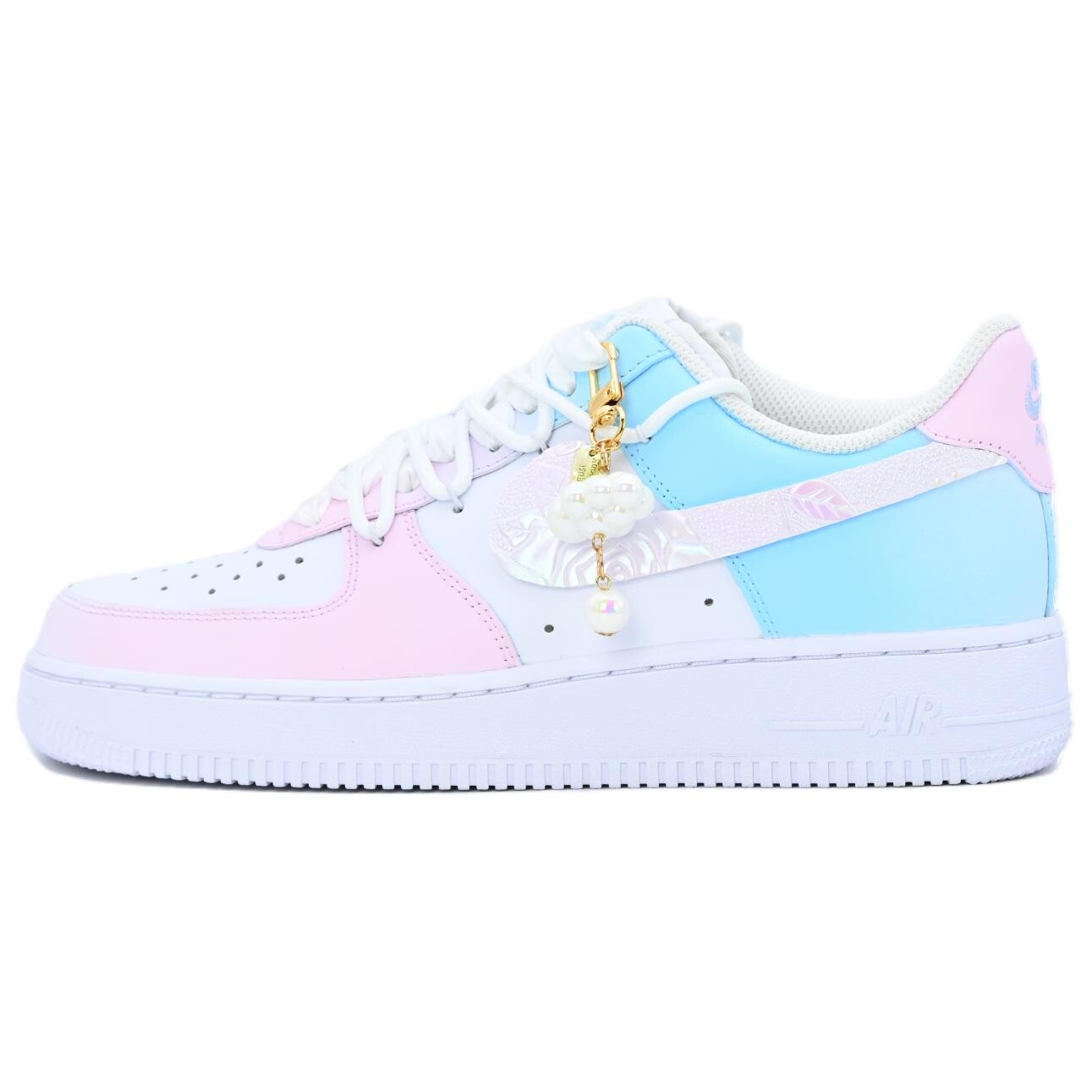 Кроссовки Nike Air Force 1 Skateboarding Shoes Men Low-top White, синий/розовый
Кроссовки Nike Air Force 1 Skateboarding Shoes Men Low-top White, синий/розовый