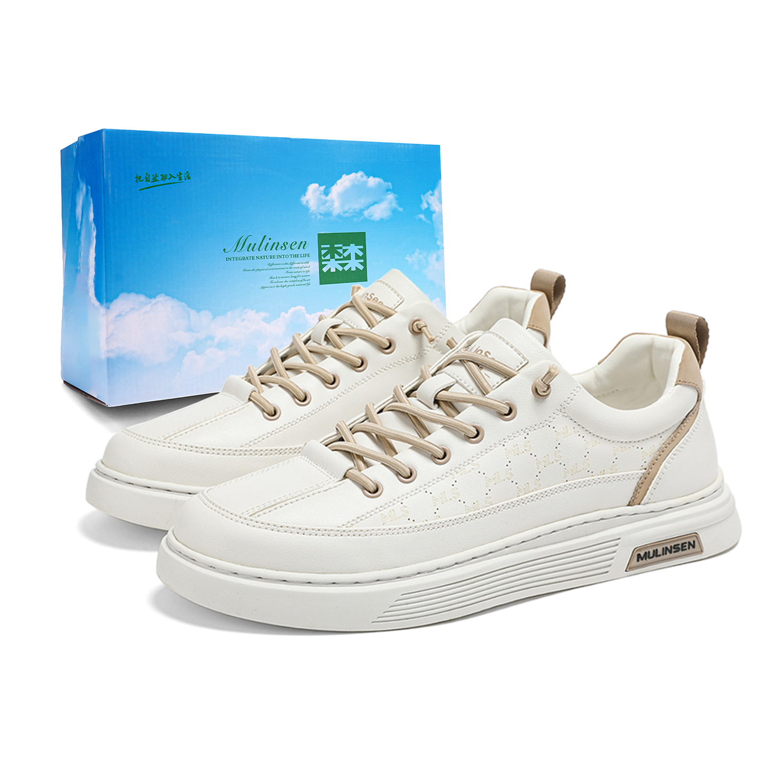 Mulinsen Мужские низкие скейтерские кроссовки бело-оранжевые, цвет White Orange
Mulinsen Мужские низкие скейтерские кроссовки бело-оранжевые, цвет White Orange