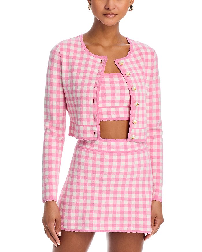 Кардиган с круглым вырезом Bridgette LoveShackFancy, розовый
Кардиган с круглым вырезом Bridgette LoveShackFancy, розовый