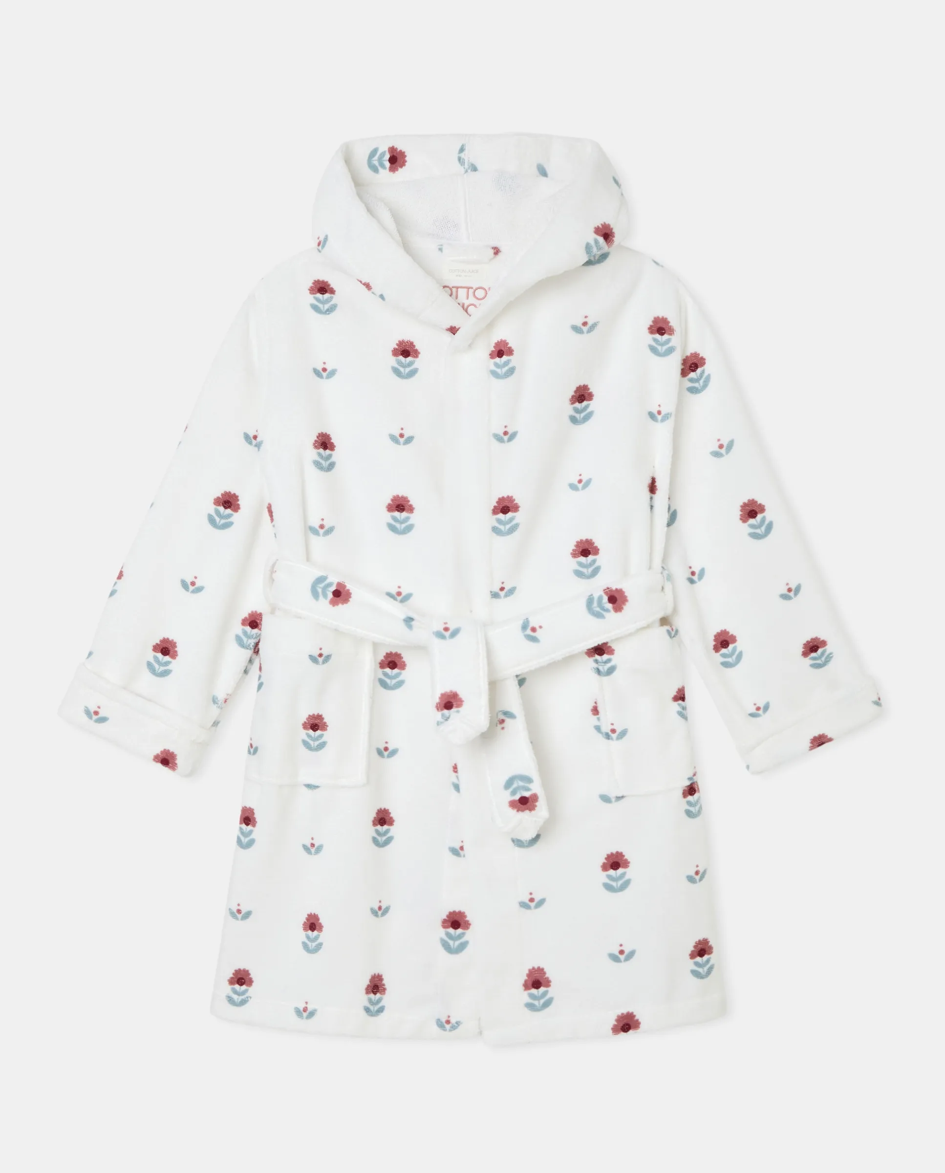 Детский халат с принтом Cotton Juice, белый
Детский халат с принтом Cotton Juice, белый