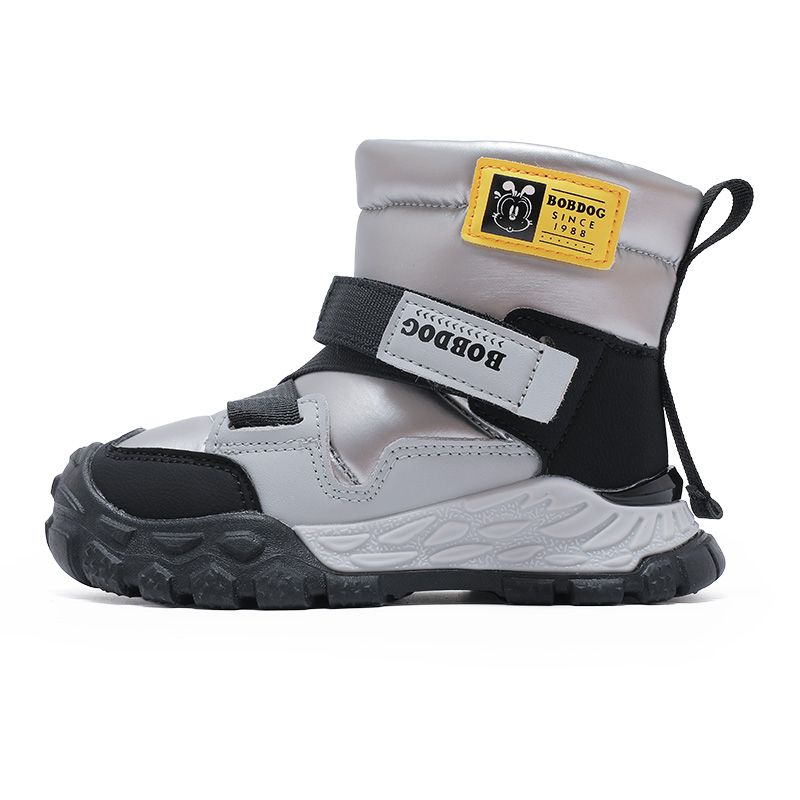 Детские хлопковые ботинки с противоскользящей подошвой, устойчивые к износу BOBDOG, черный/серый
Детские хлопковые ботинки с противоскользящей подошвой, устойчивые к износу BOBDOG, черный/серый