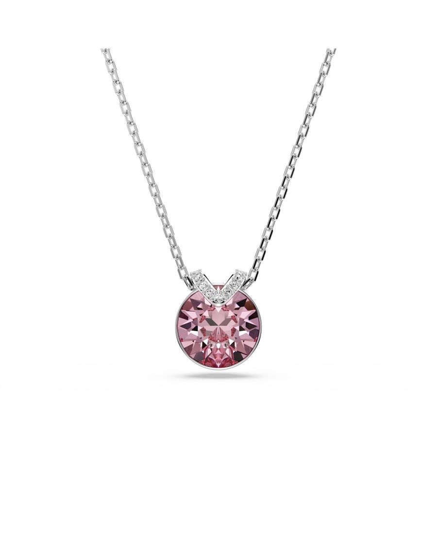Колье Bella с металлическим V-образным кулоном Swarovski, Pink
Колье Bella с металлическим V-образным кулоном Swarovski, Pink