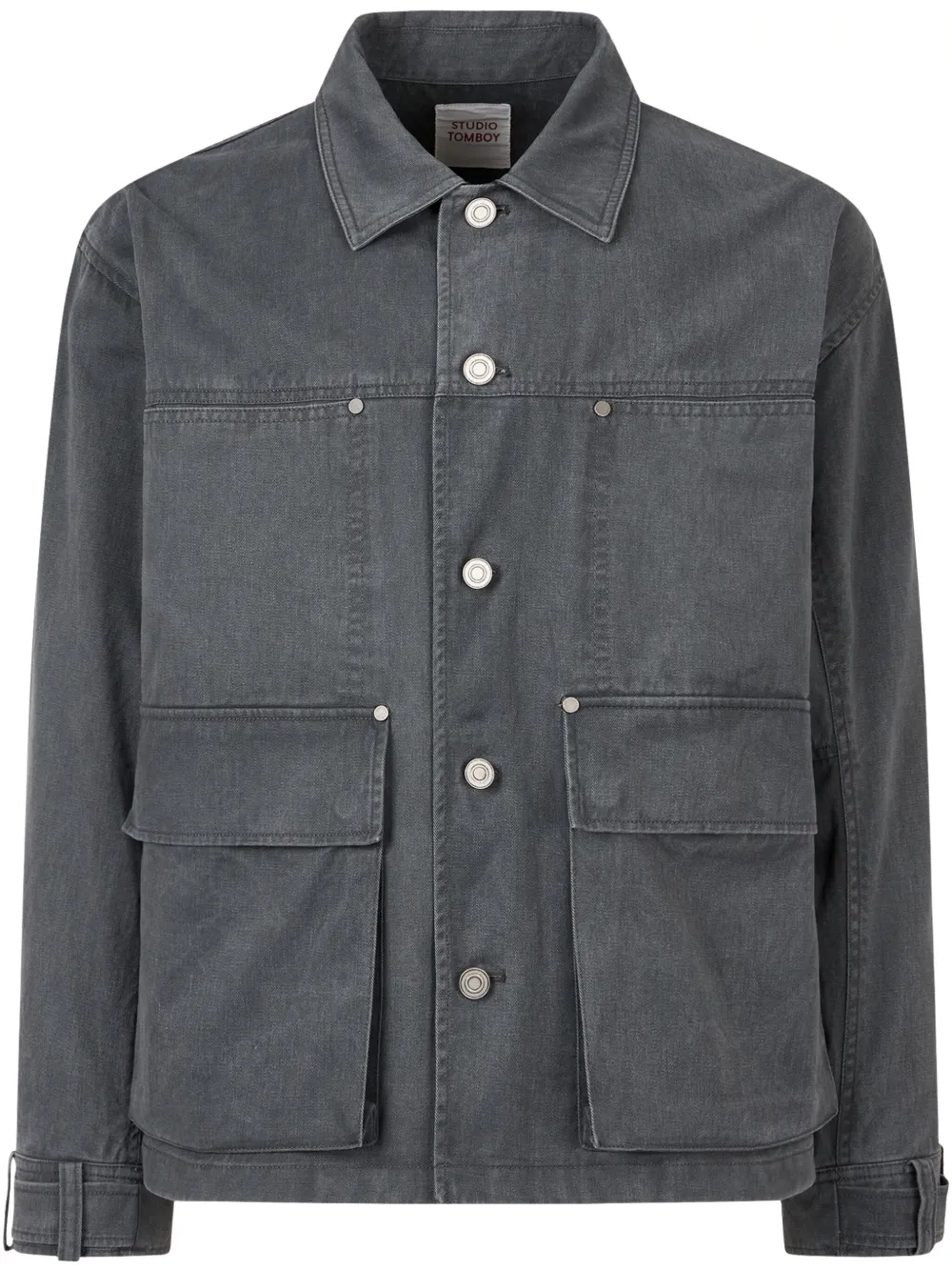 Джинсовая куртка-рубашка STUDIO TOMBOY, серый
Джинсовая куртка-рубашка STUDIO TOMBOY, серый