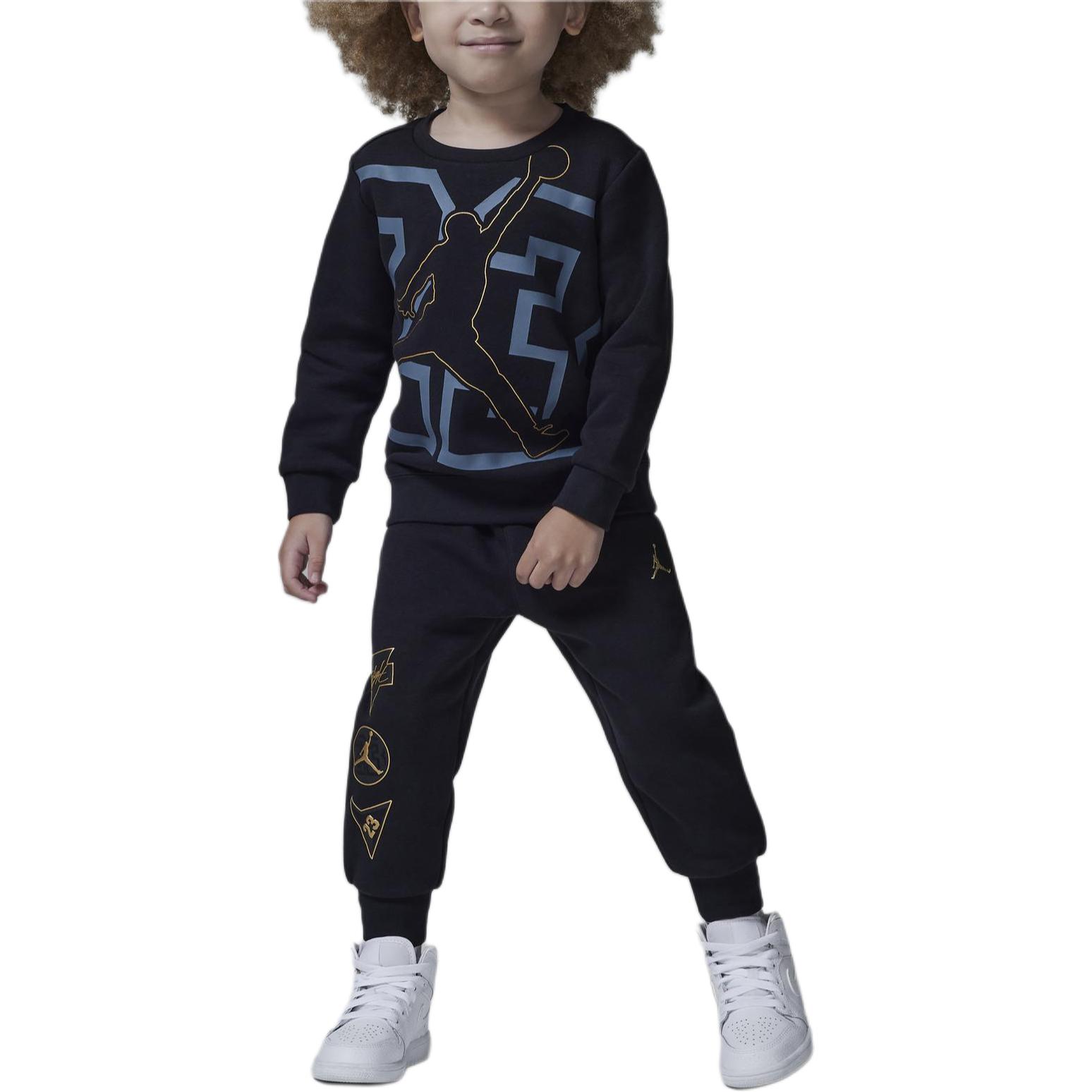 Jordan Повседневная спортивная одежда See Me Shine, черная, для младенцев и малышей
Jordan Повседневная спортивная одежда See Me Shine, черная, для младенцев и малышей