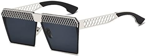 Большие солнцезащитные очки для женщин и мужчин в стиле ретро, для вождения автомобиля, защита от ультрафиолета UV400, металлические солнцезащитные очки MTZJH, Silver Gray
Большие солнцезащитные очки для женщин и мужчин в стиле ретро, для вождения автомобиля, защита от ультрафиолета UV400, металлические солнцезащитные очки MTZJH, Silver Gray